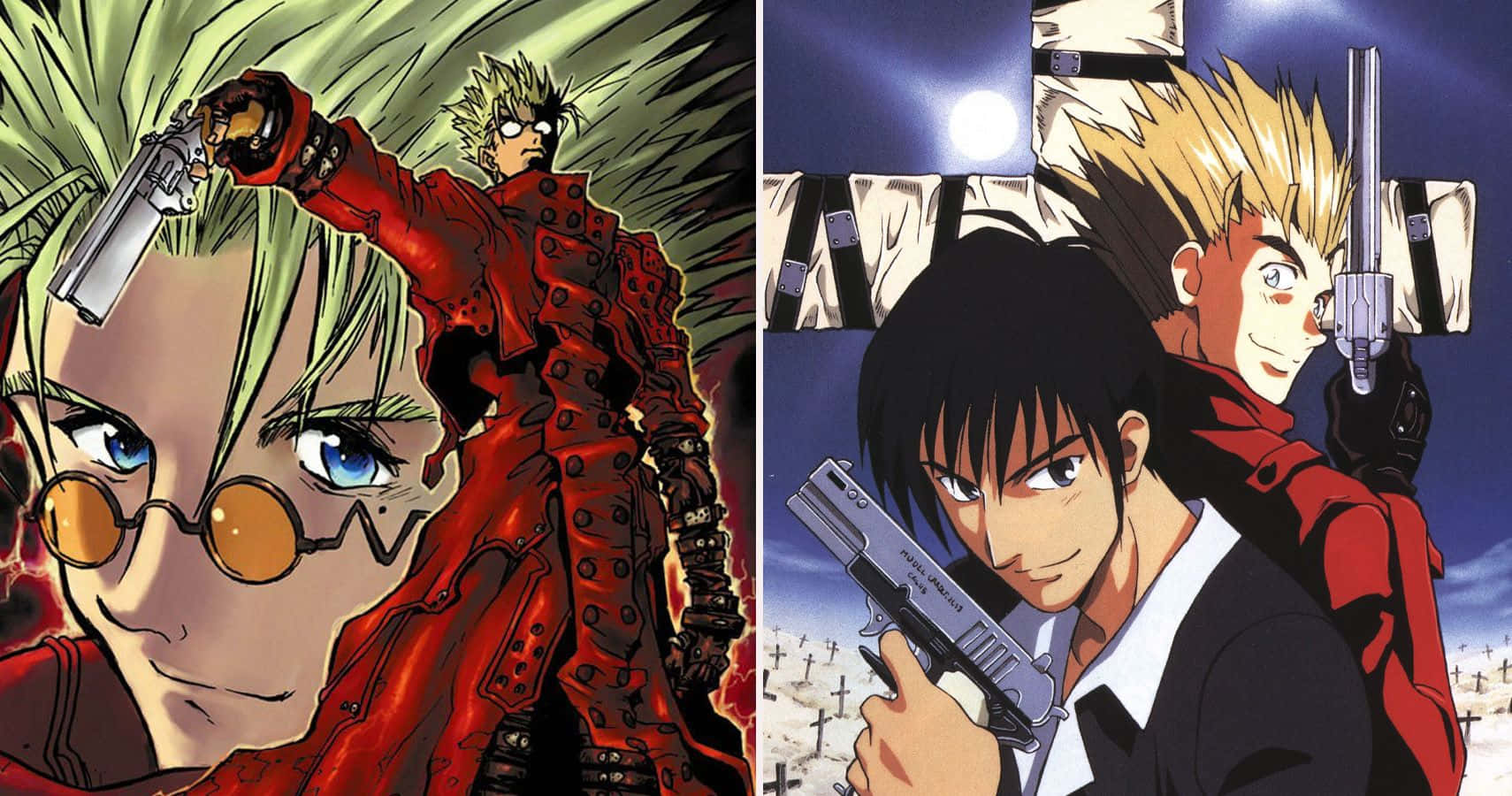 Vash the Stampede, the iconic protagonist of Trigun!