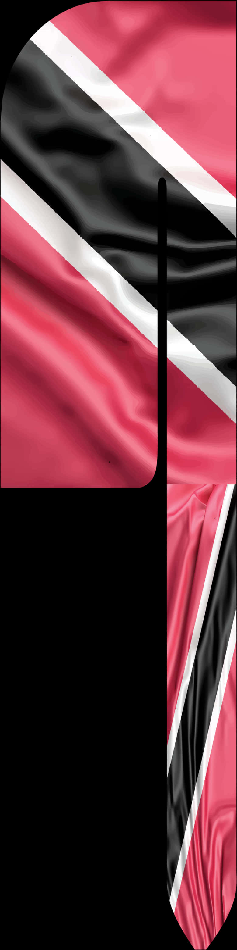 Trinidad Tobago Flag Durag Design PNG
