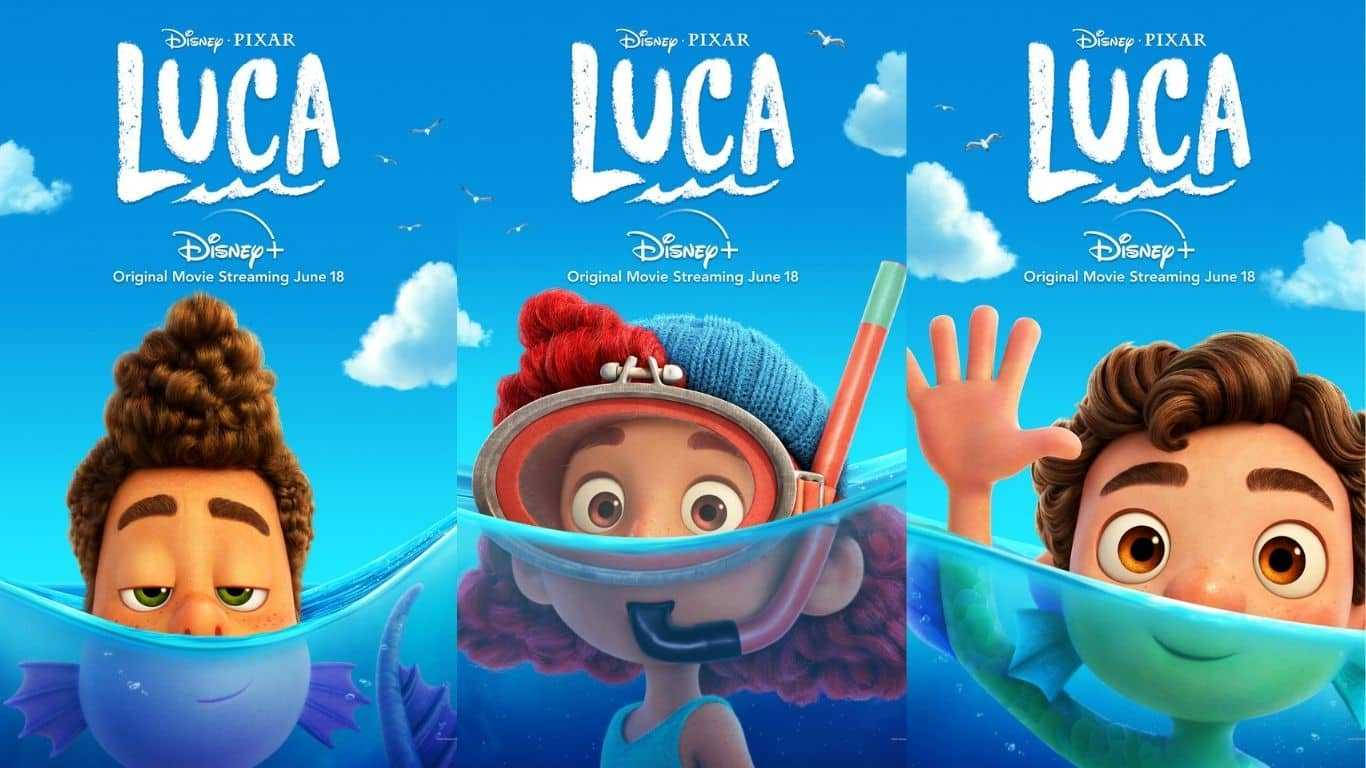 Tre Pixar Luca i fokus Wallpaper