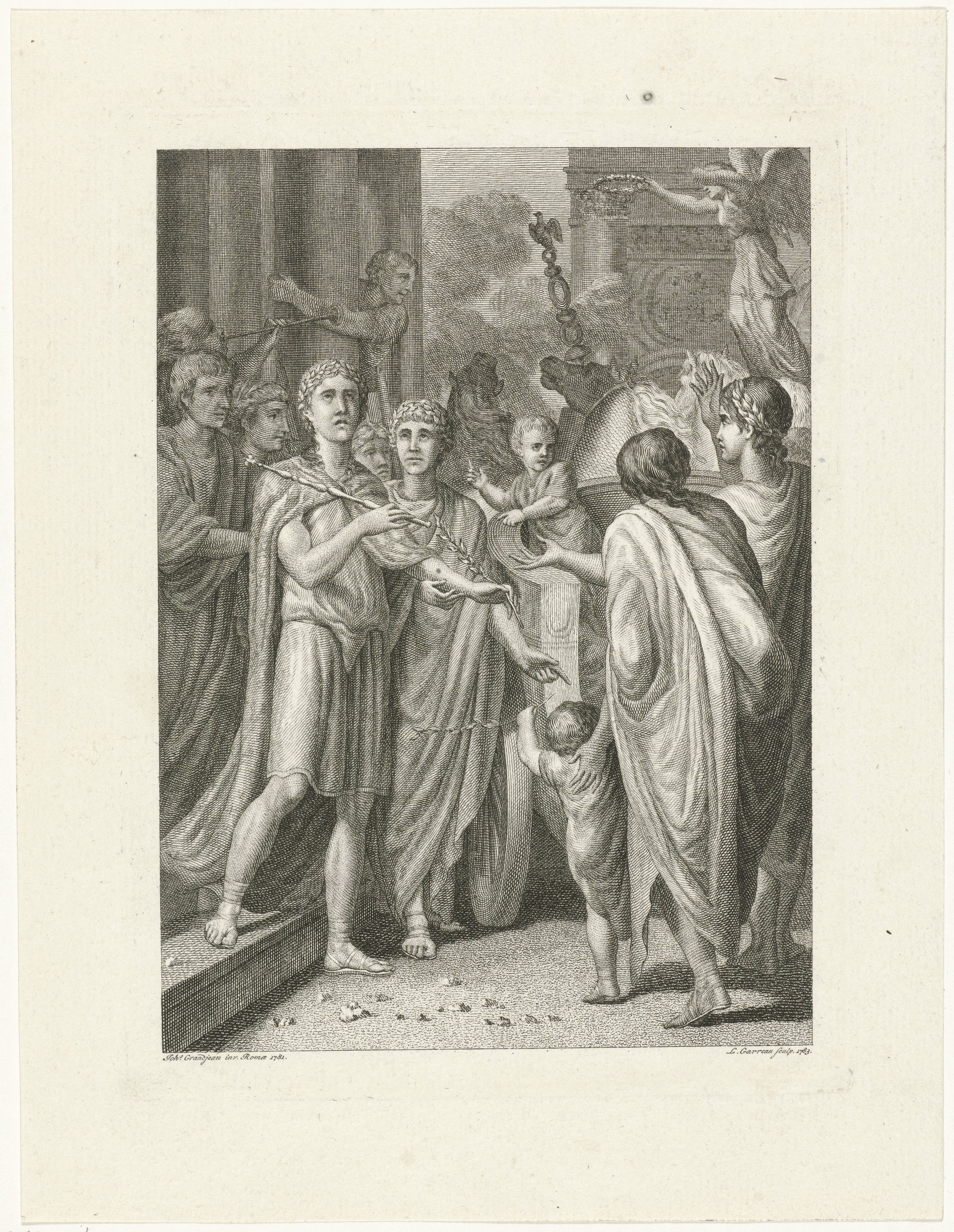Triomftocht van Germanicus Wallpaper