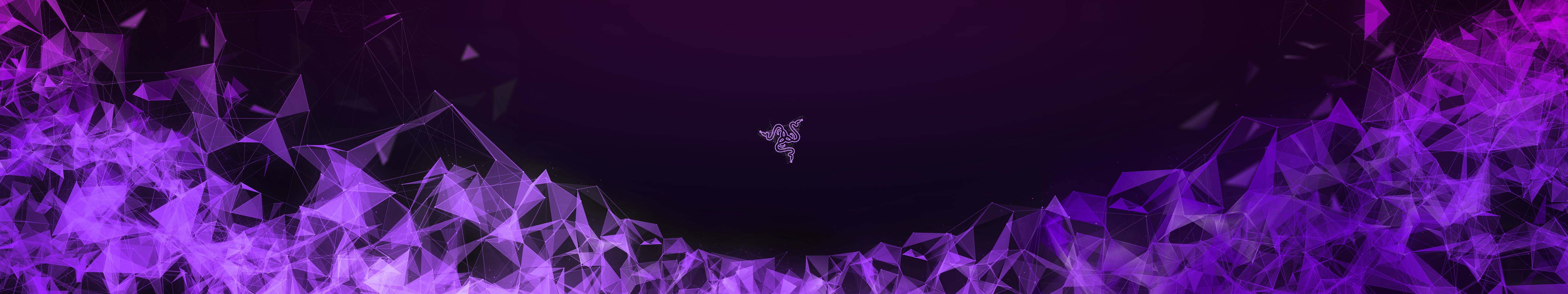 Triple Monitor Purple