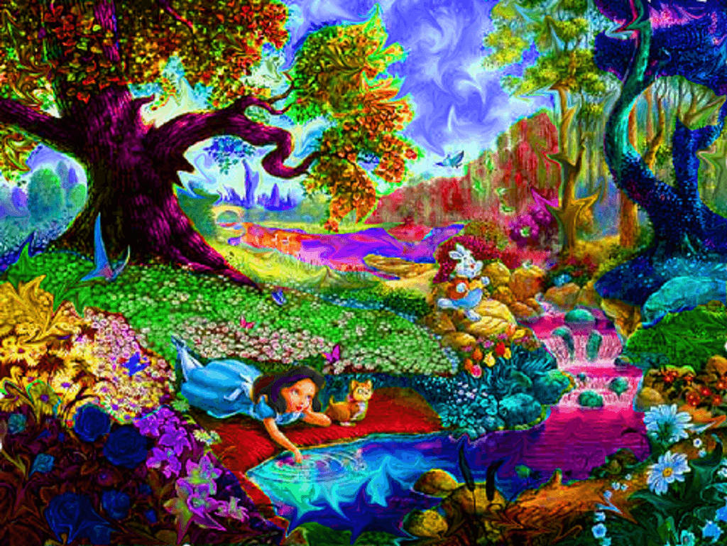 Trippy Alice In Wonderland