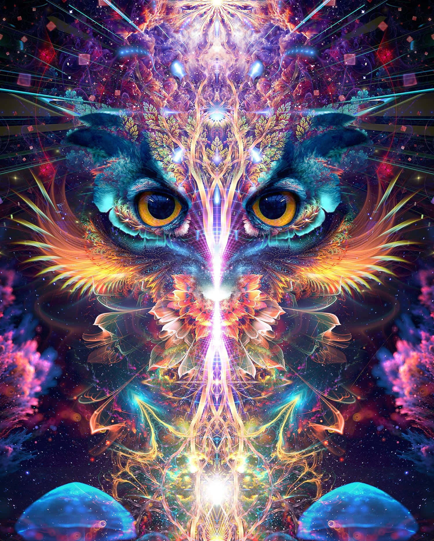Discover the Enchanting World of Trippy Animals! Wallpaper