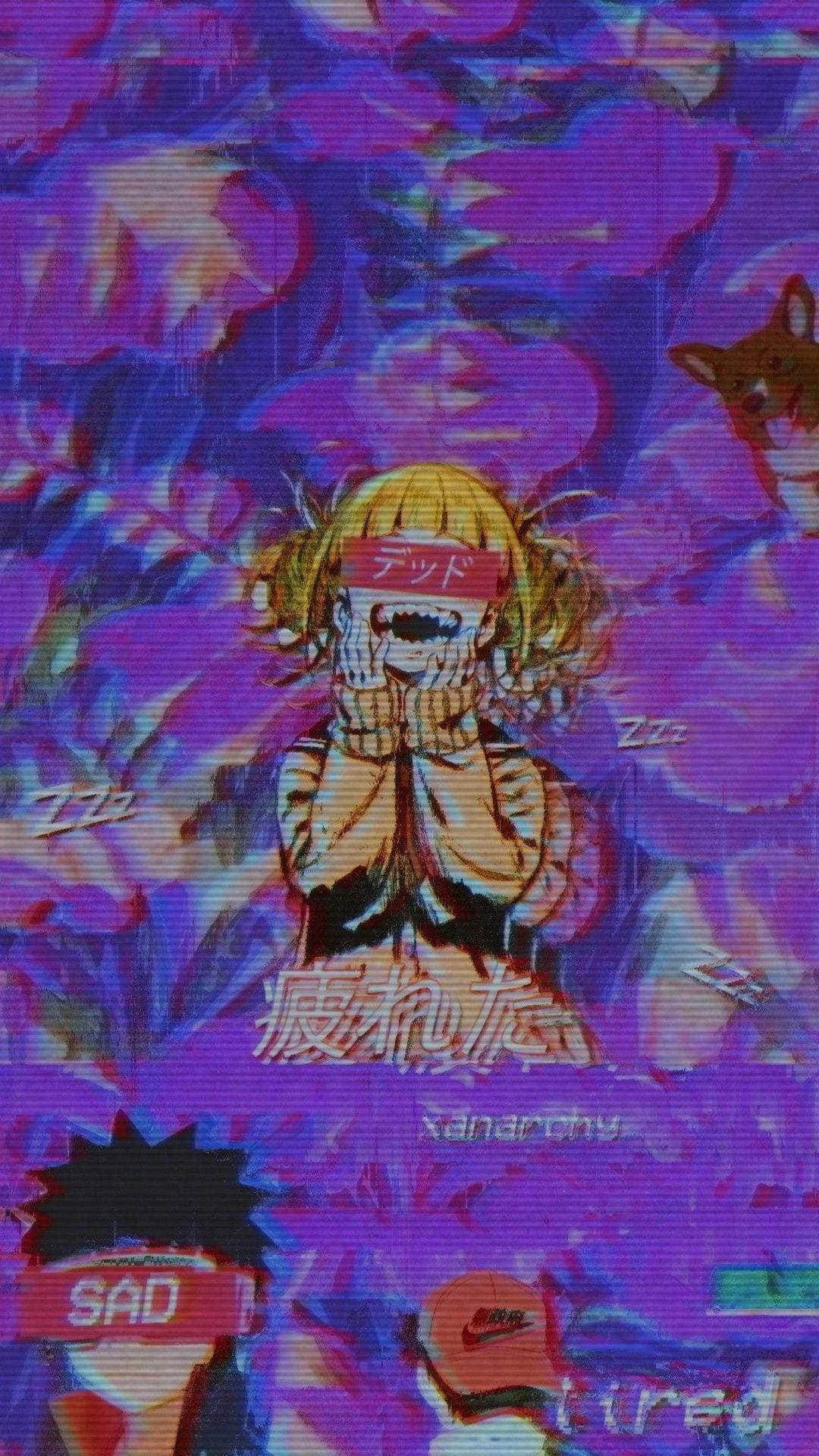 Trippy Anime Dreamscape Wallpaper