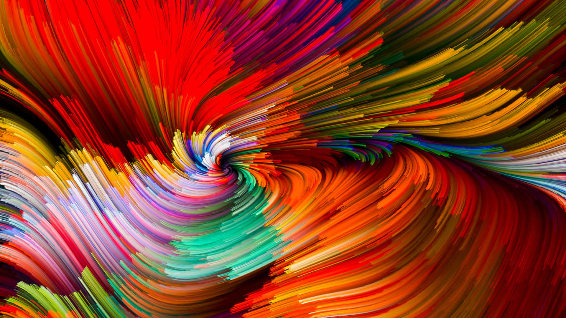 Abstraktafärgglada Virvlar Av Färg