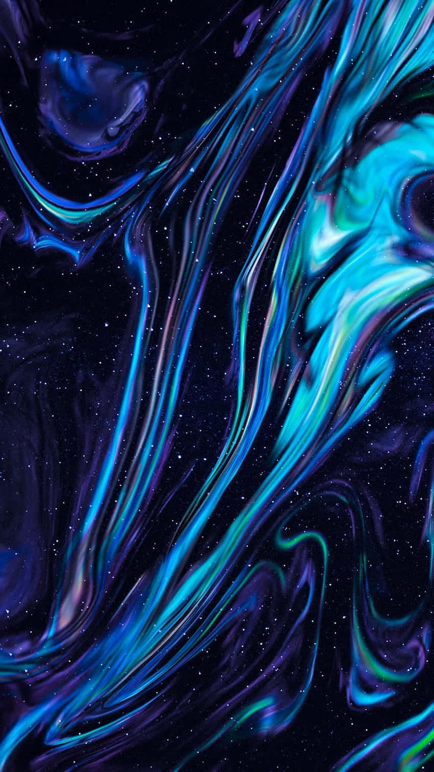 Trippy_ Blue_ Aesthetic_ Swirls.jpg Wallpaper