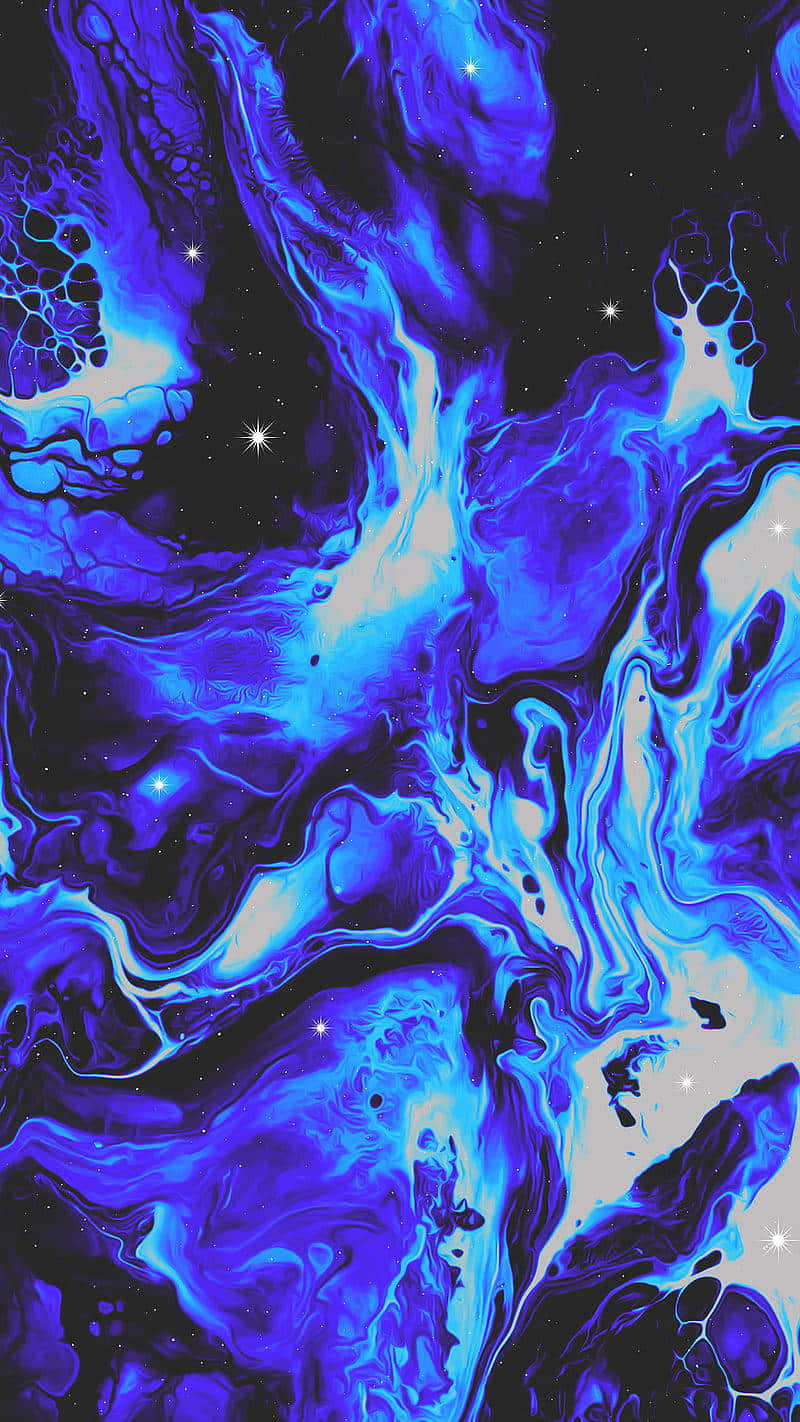 Let Trippy Blue be your gateway to an infinite dream world Wallpaper