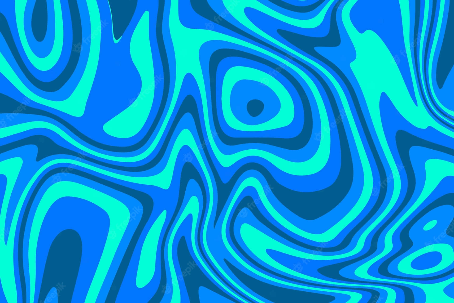 "Explore the realm of Trippy Blue in this mysterious and vibrant wallpaper." Wallpaper