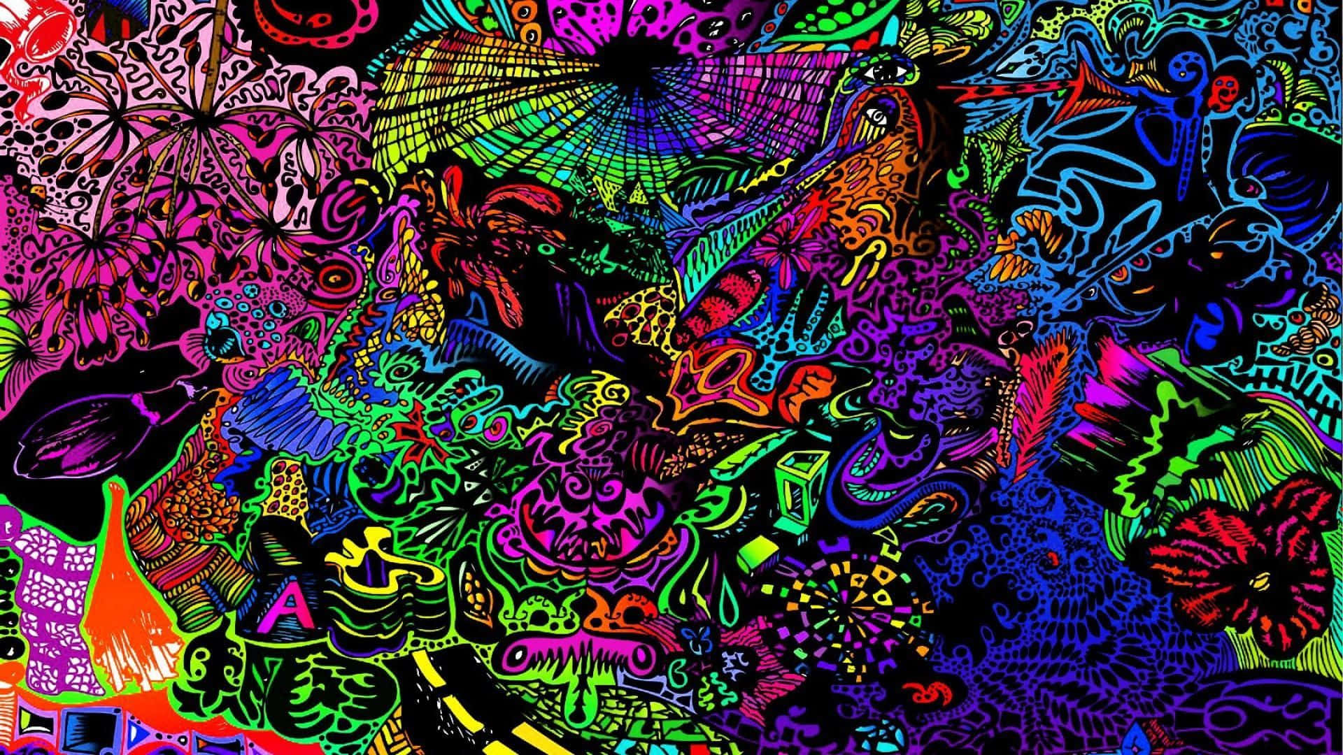 "Explore Your Imagination With Trippy Desktop Wallpapers" Wallpaper