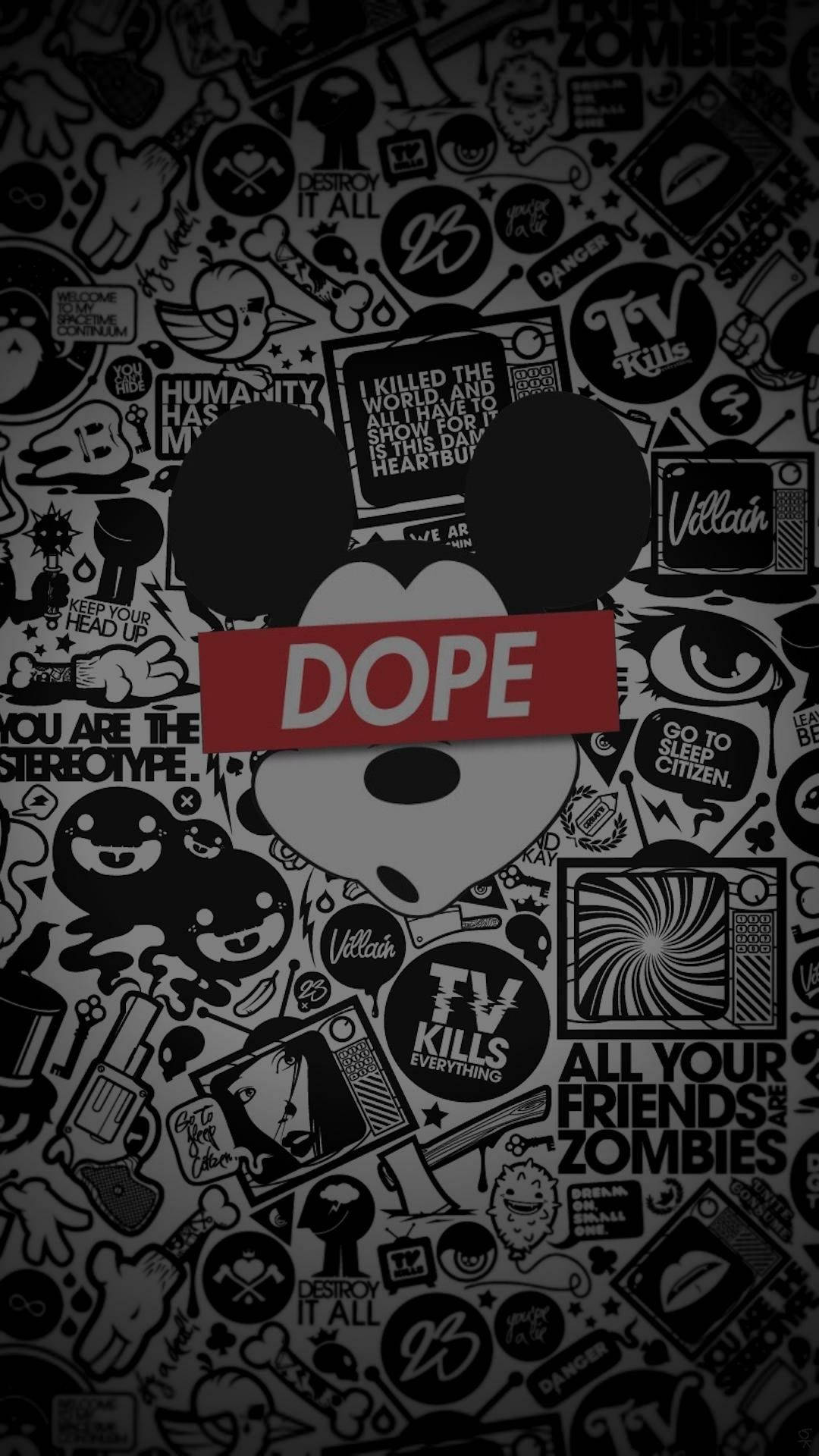 Trippy Dope Mickey Mouse Wallpaper