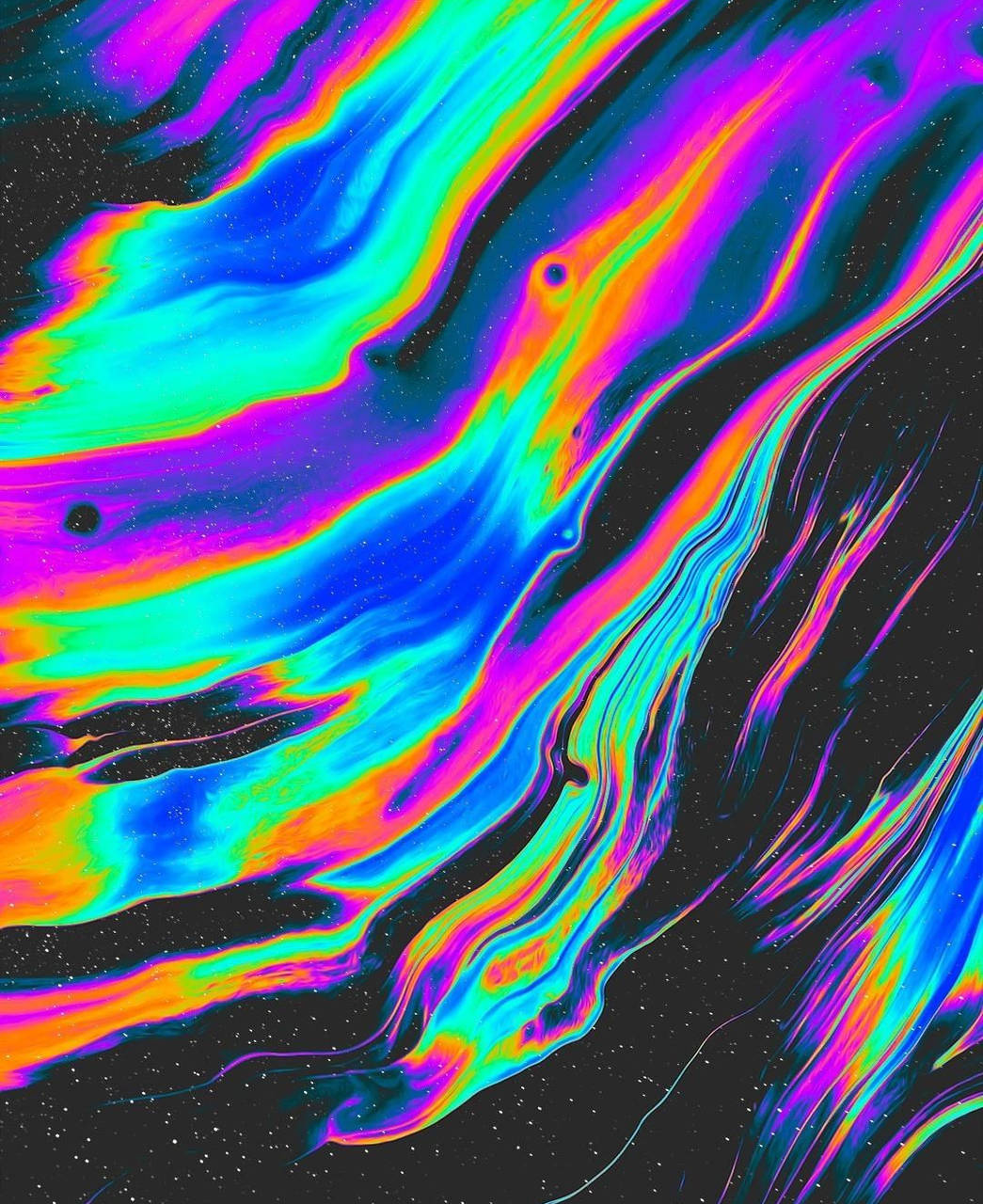 Trippy Dope Thermal Colors Wallpaper