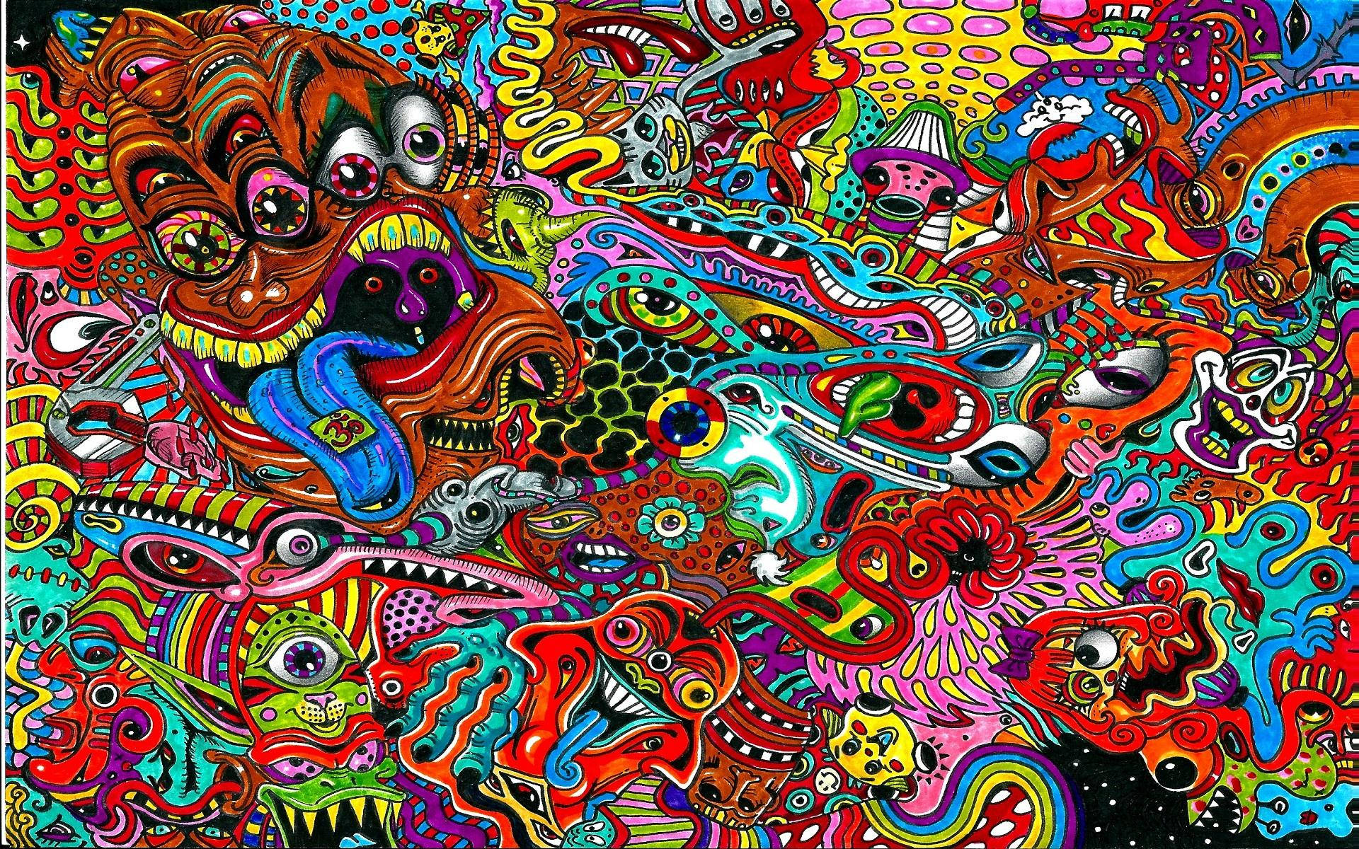 Psychedelic Fantastic Wallpaper