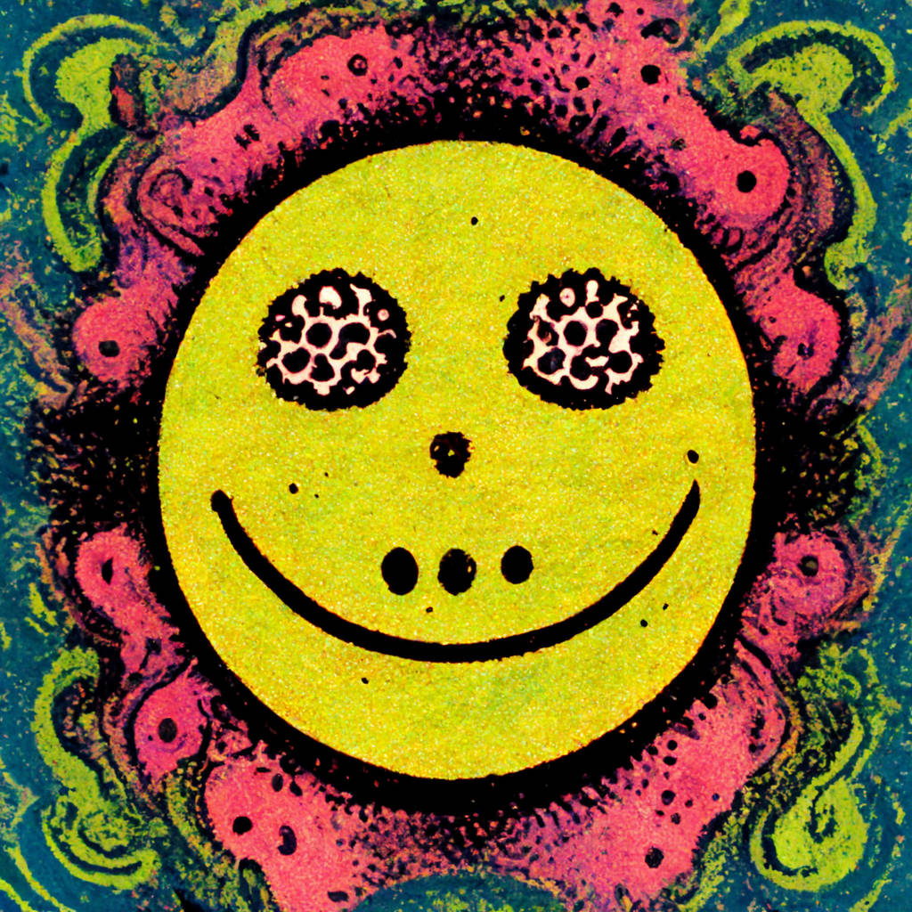 Explore your psychedelic side with Trippy Face Wallpaper