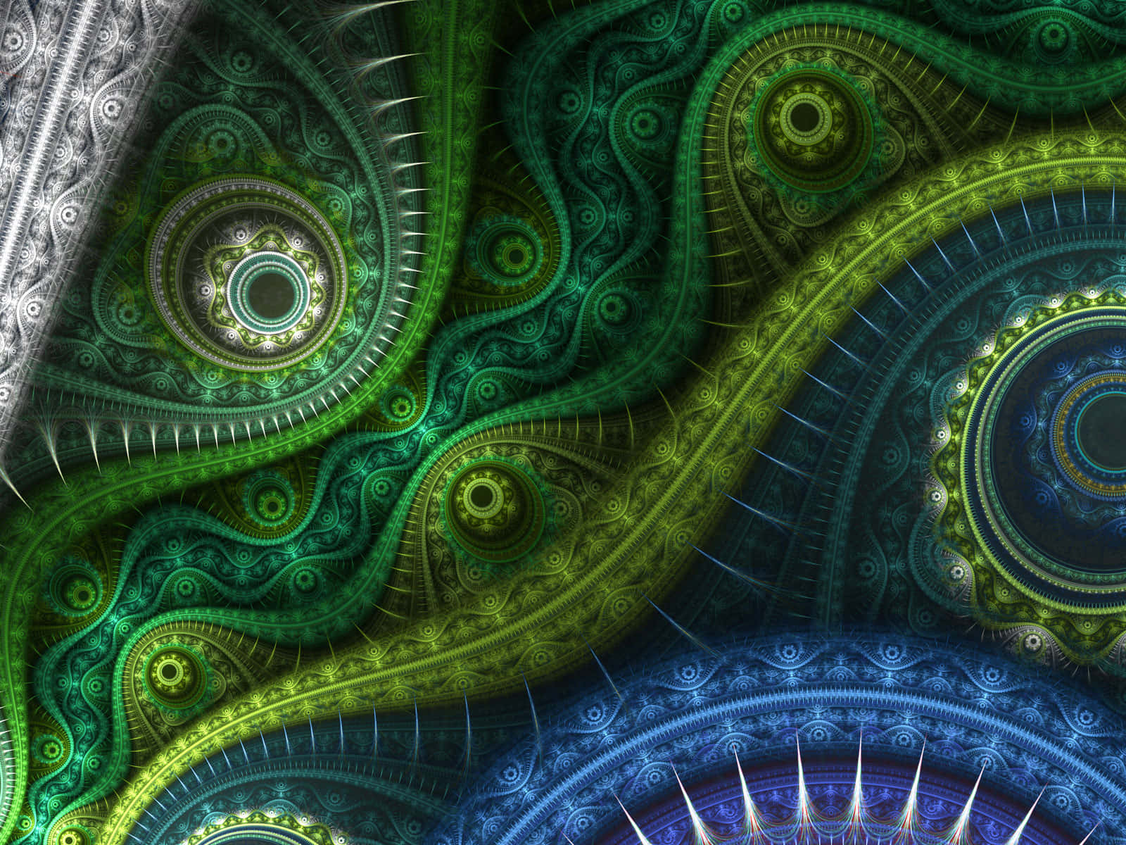 Enchanting Fractal Universe Wallpaper