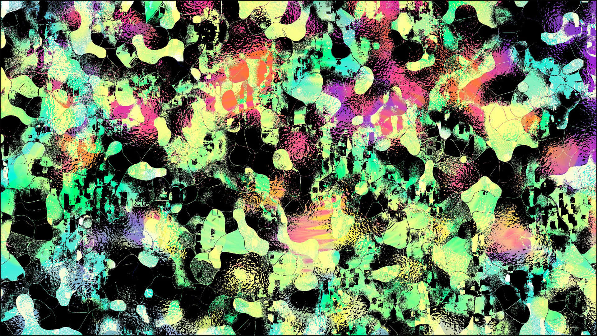 Unfascinante Viaje Digital Al Colorido Mundo De Los Fractales Alucinantes. Fondo de pantalla