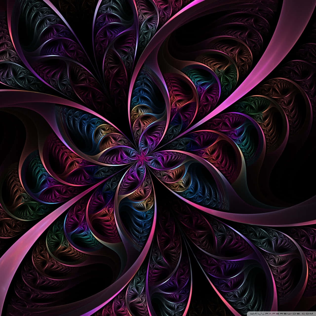 Otroligafärger Och Texturer I Trippy Galaxy Wallpaper