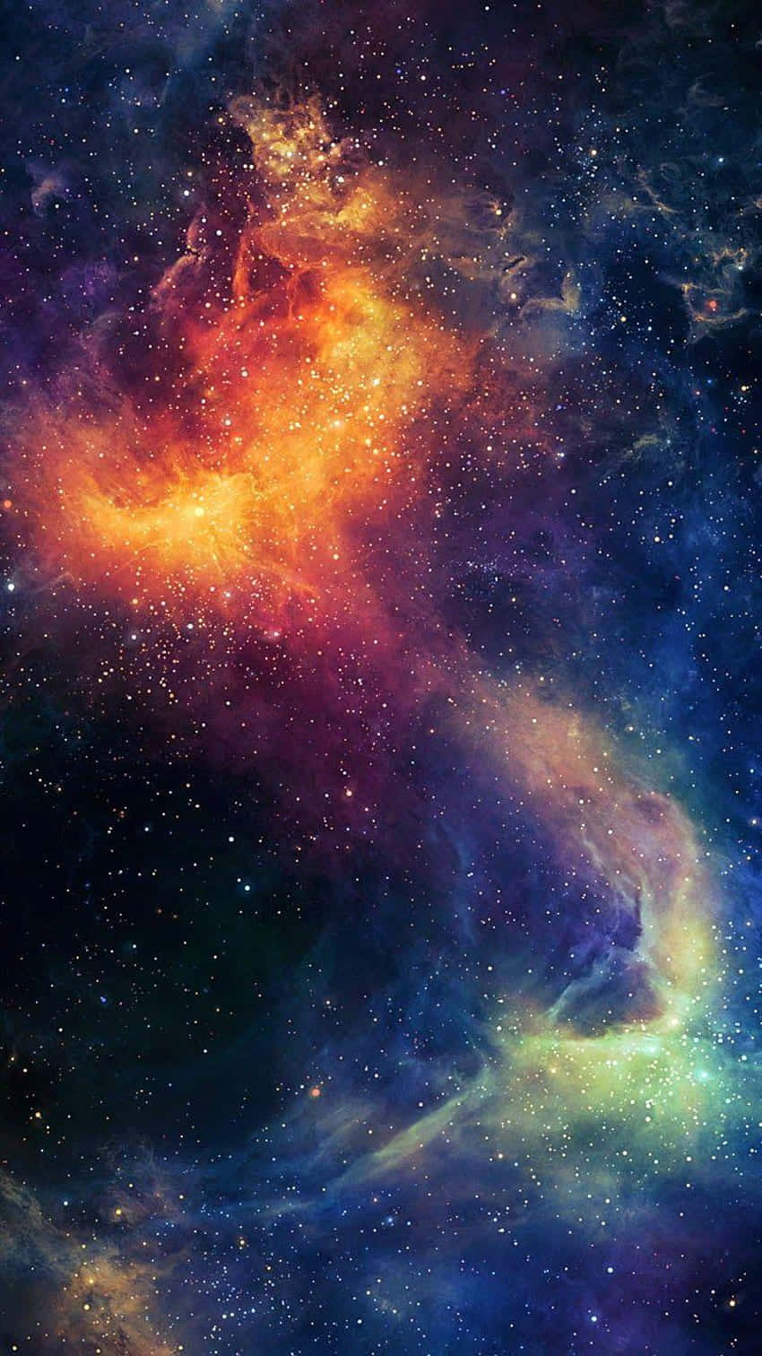 Upptäckskönheten I Trippy Galaxy. Wallpaper