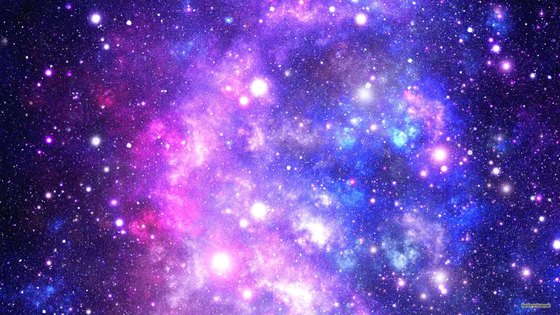 Degalaktiske Vidundere I Det Trippy Galaxy Wallpaper