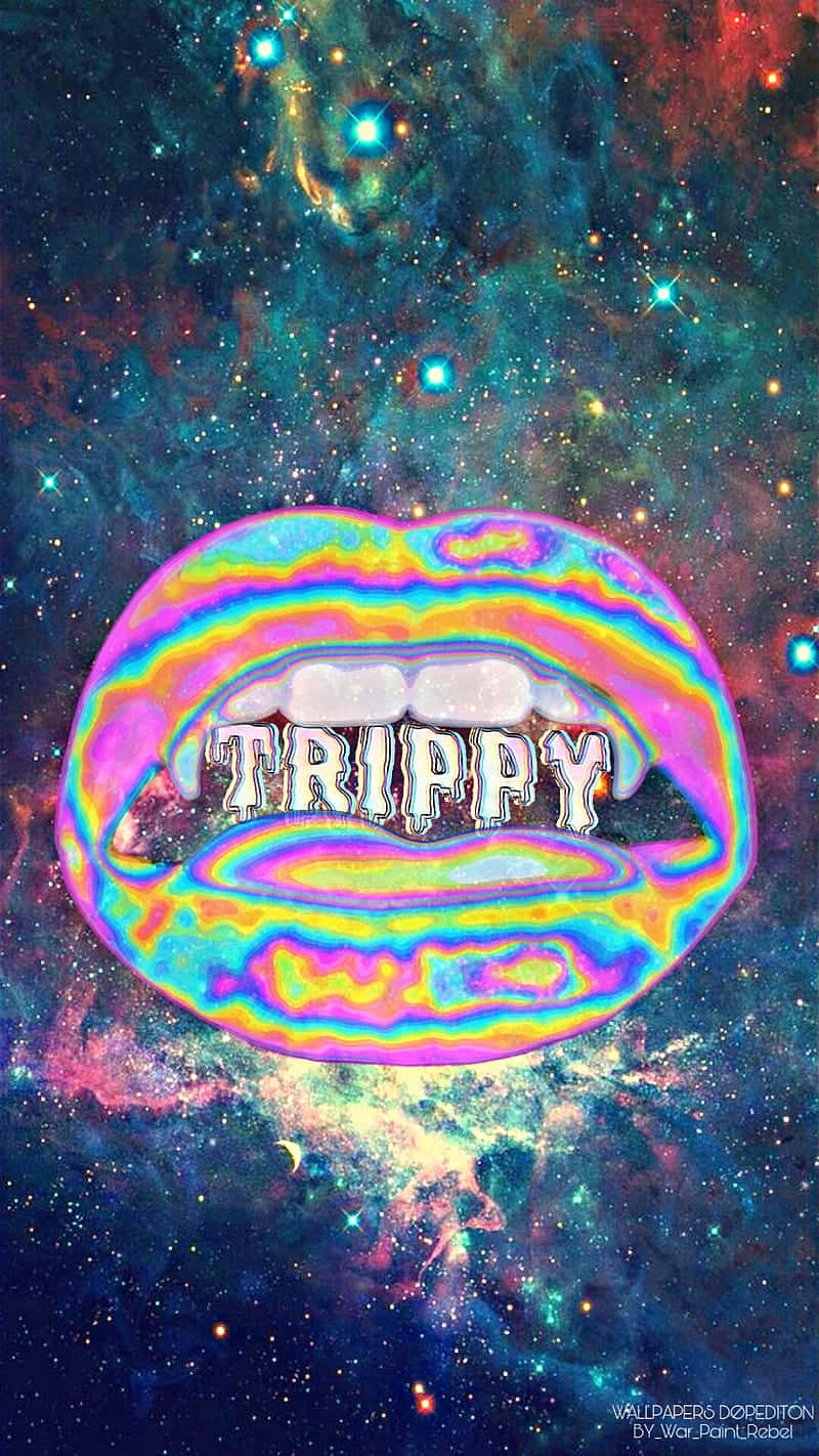 Take a trip through Trippy Galaxy Wallpaper