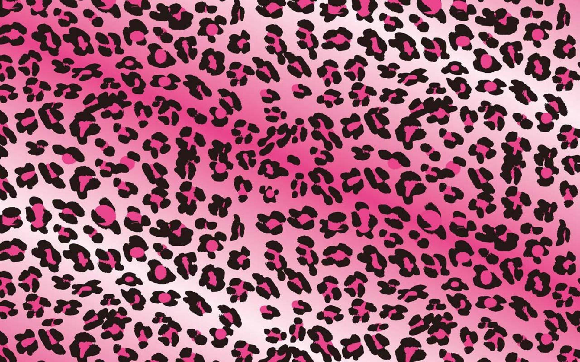 Trippy Leopard Print Wallpaper