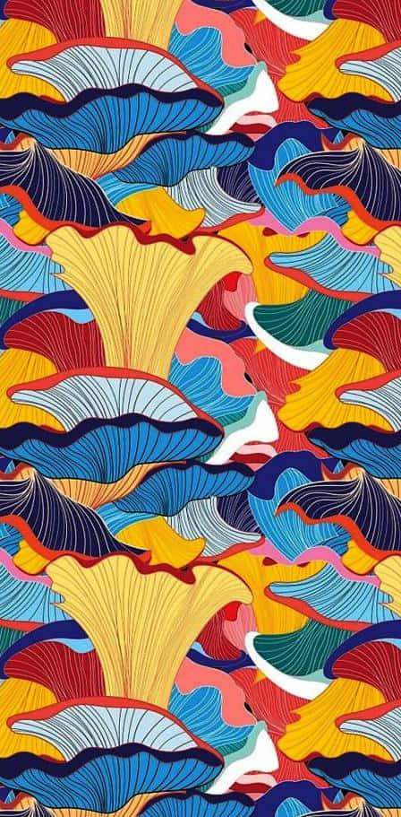 Find Your Spirit With Trippy Mushroom Wallpaper