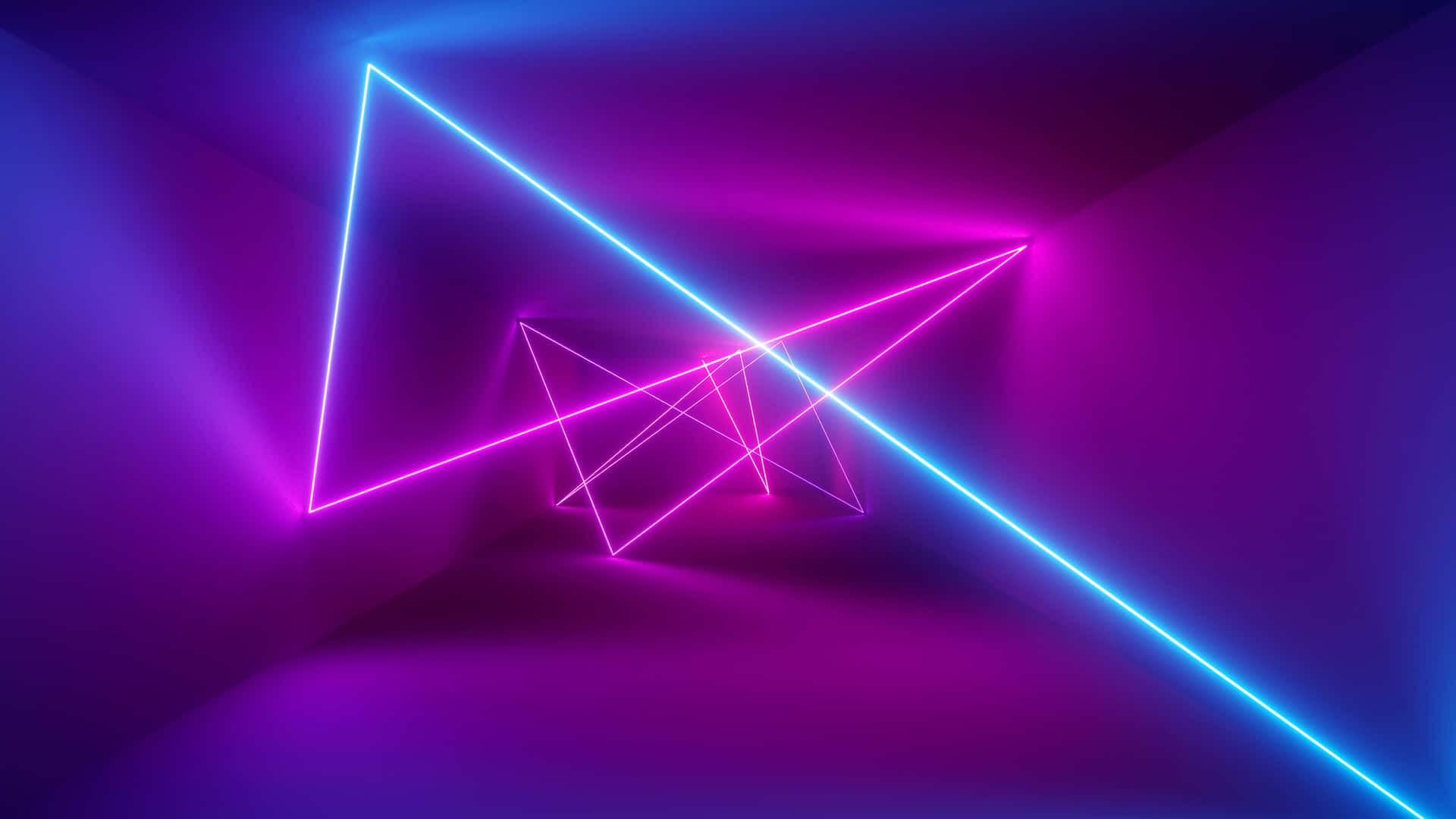 Illuminate your world with mesmerizing Trippy Neon Lights Wallpaper