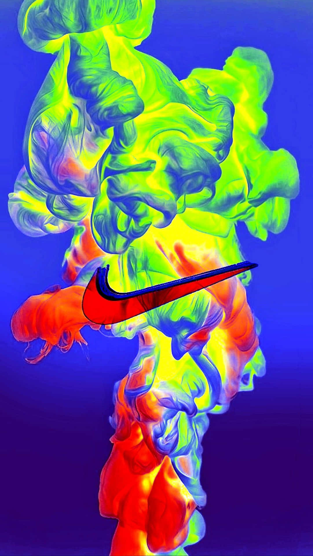Trippy Nike Swoosh Art Wallpaper
