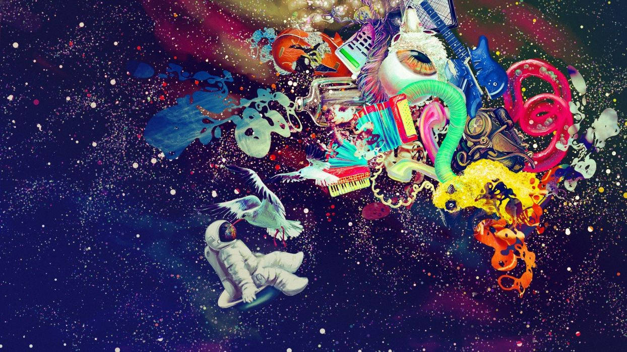 Trippy Outer Space Art