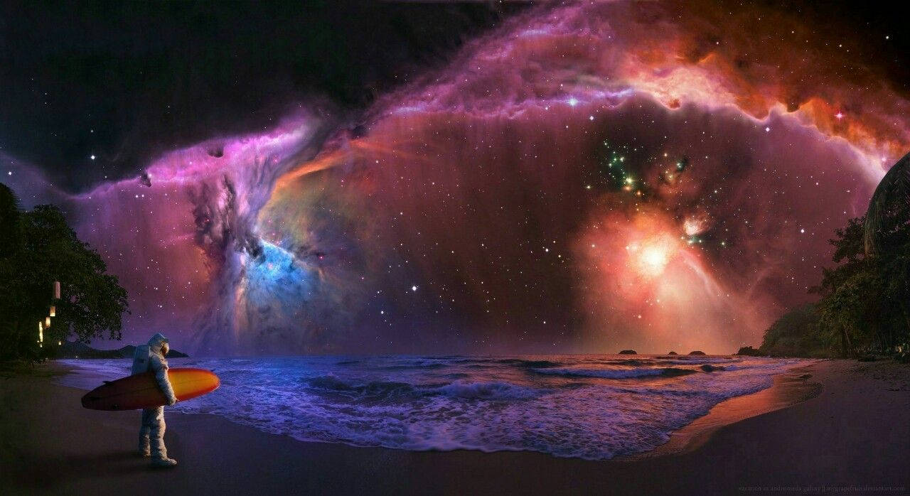 Trippy Outer Space Wallpaper