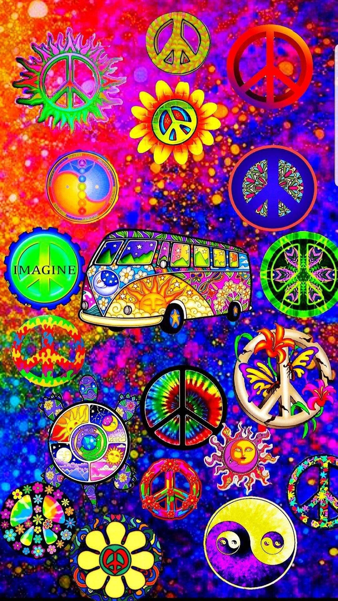 Pin by Missy LeGrand on Peace  Peace art Peace sign art hippie Peace  sign art