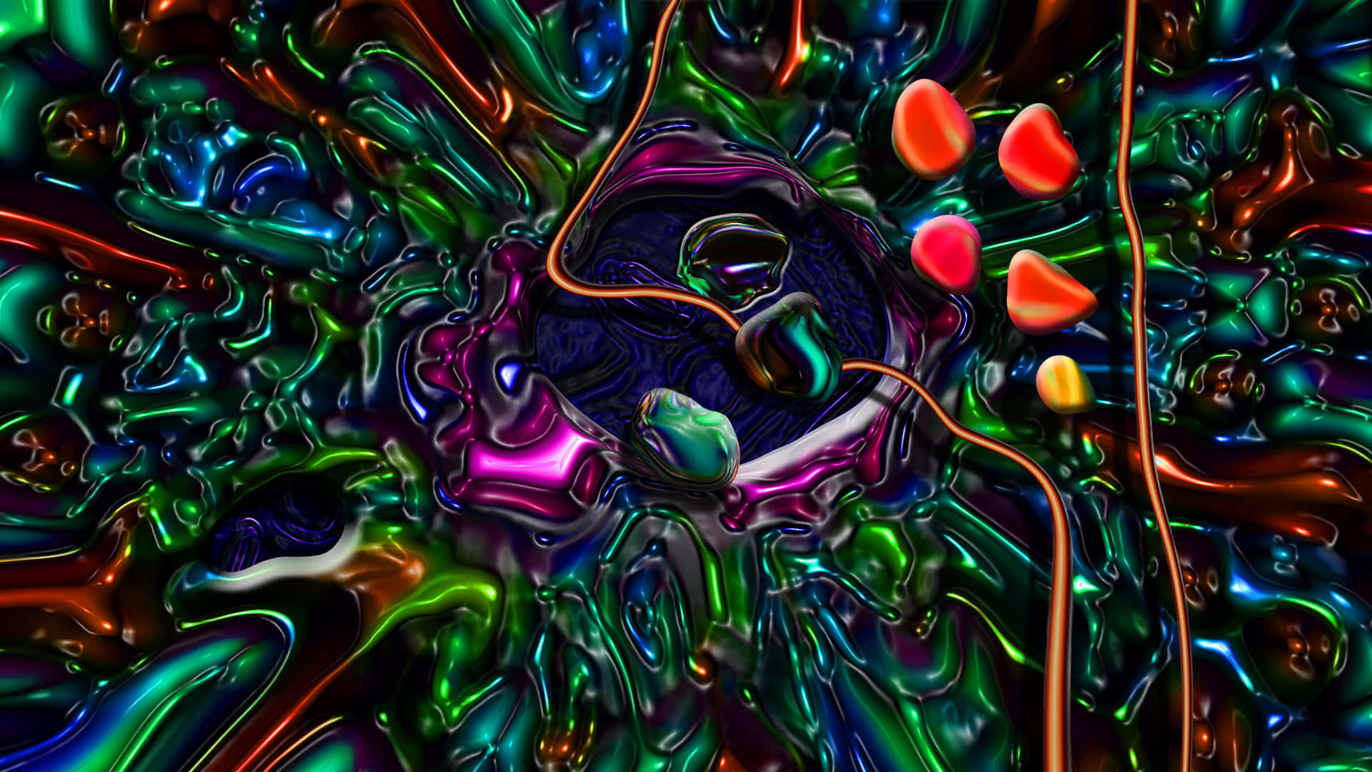 The beauty of abstract trippy design