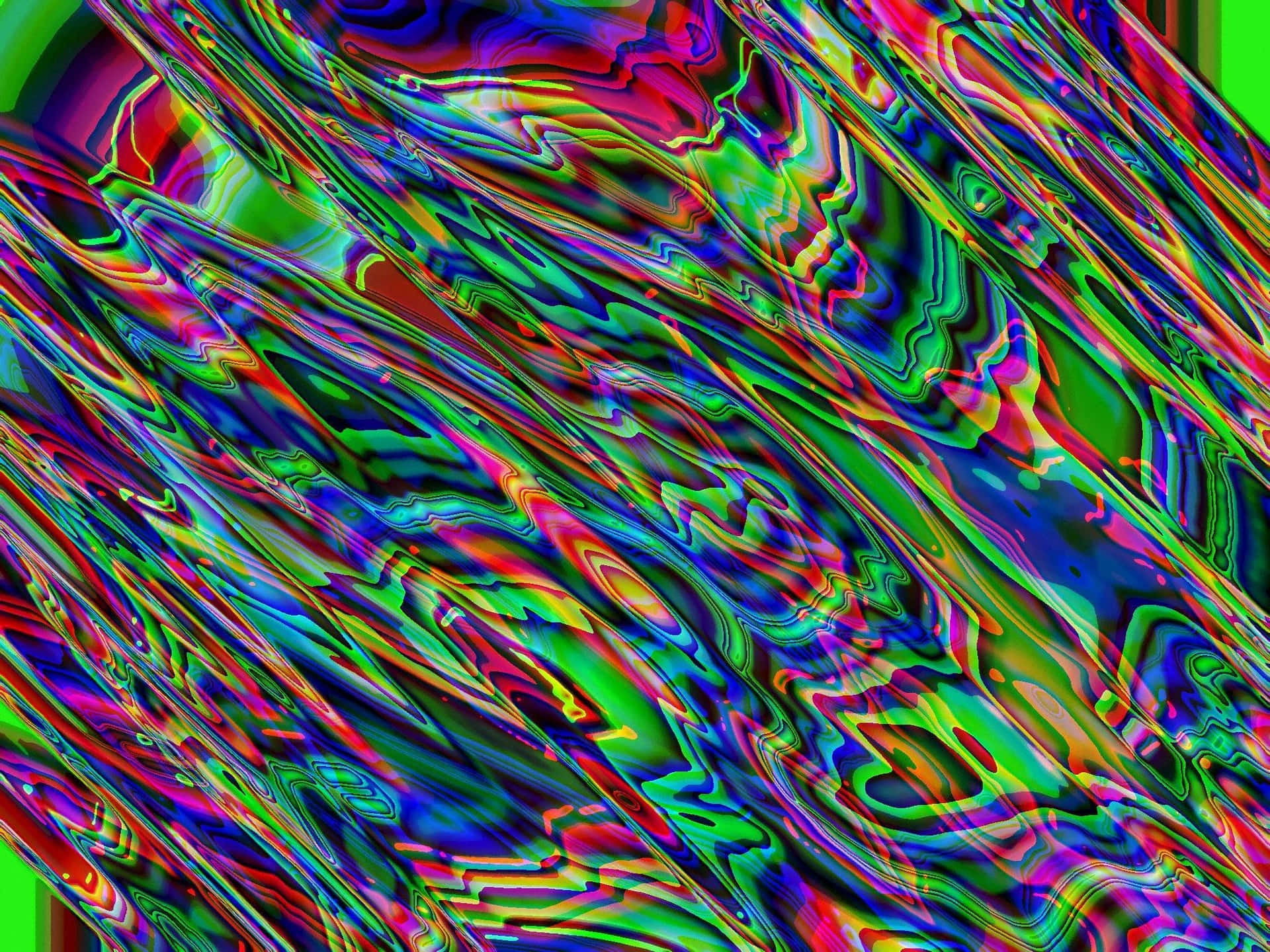 A Colorful Abstract Image Of A Wave