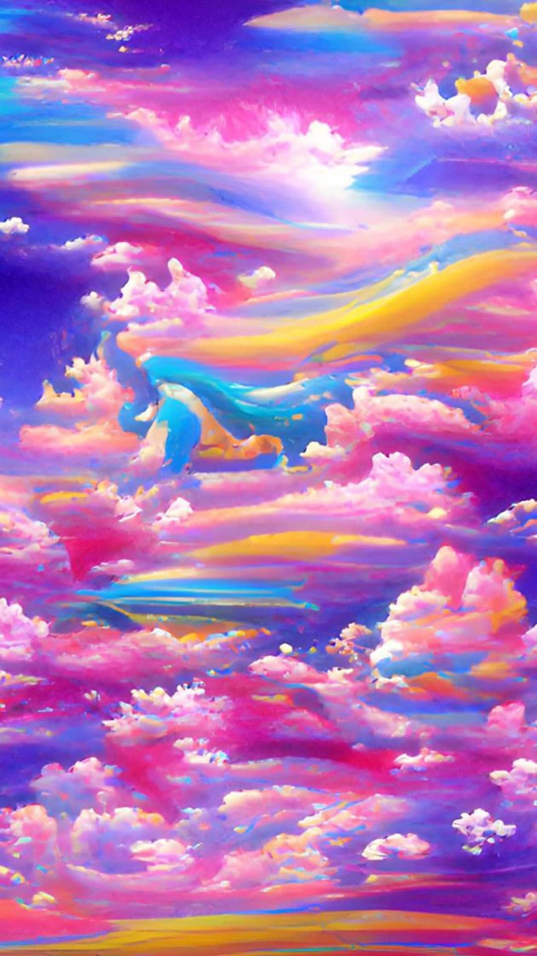 Mystical Trippy Sky Wallpaper