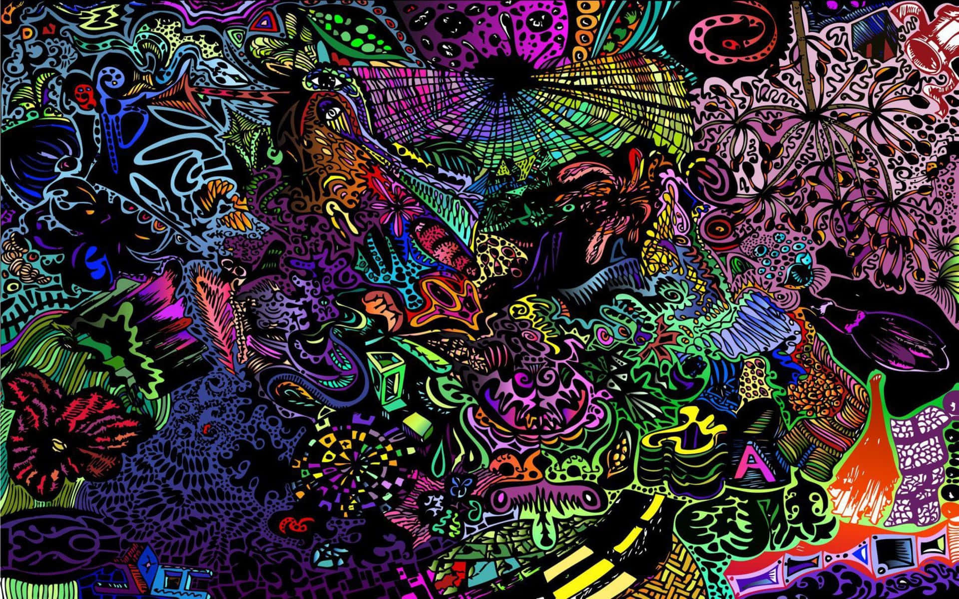 "Explore the Astral Plane with Trippy Stoner" Wallpaper