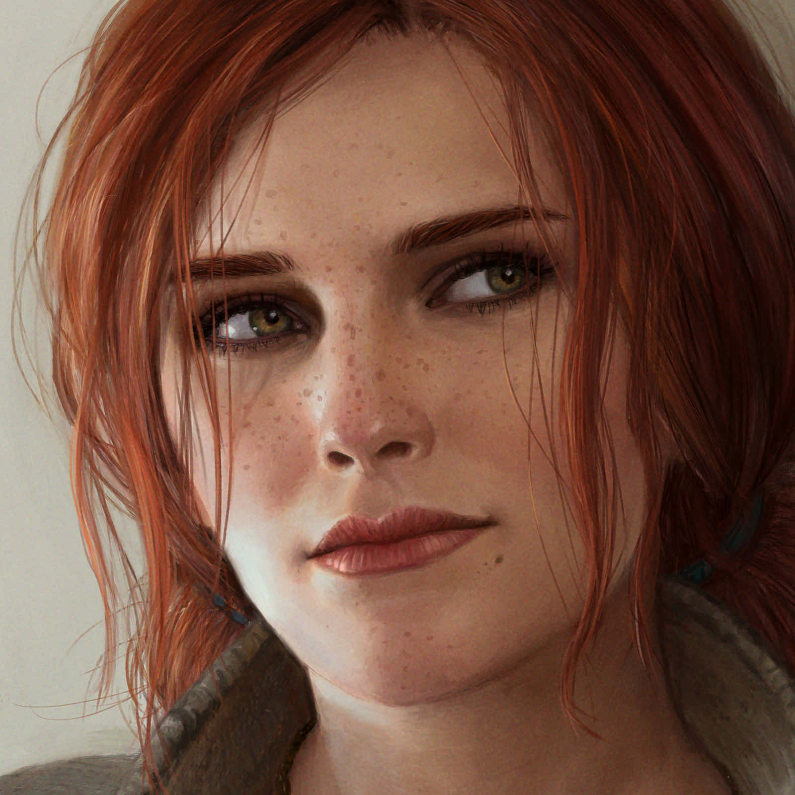 Triss Merigold, The Fiery Sorceress From The Witcher Series Wallpaper