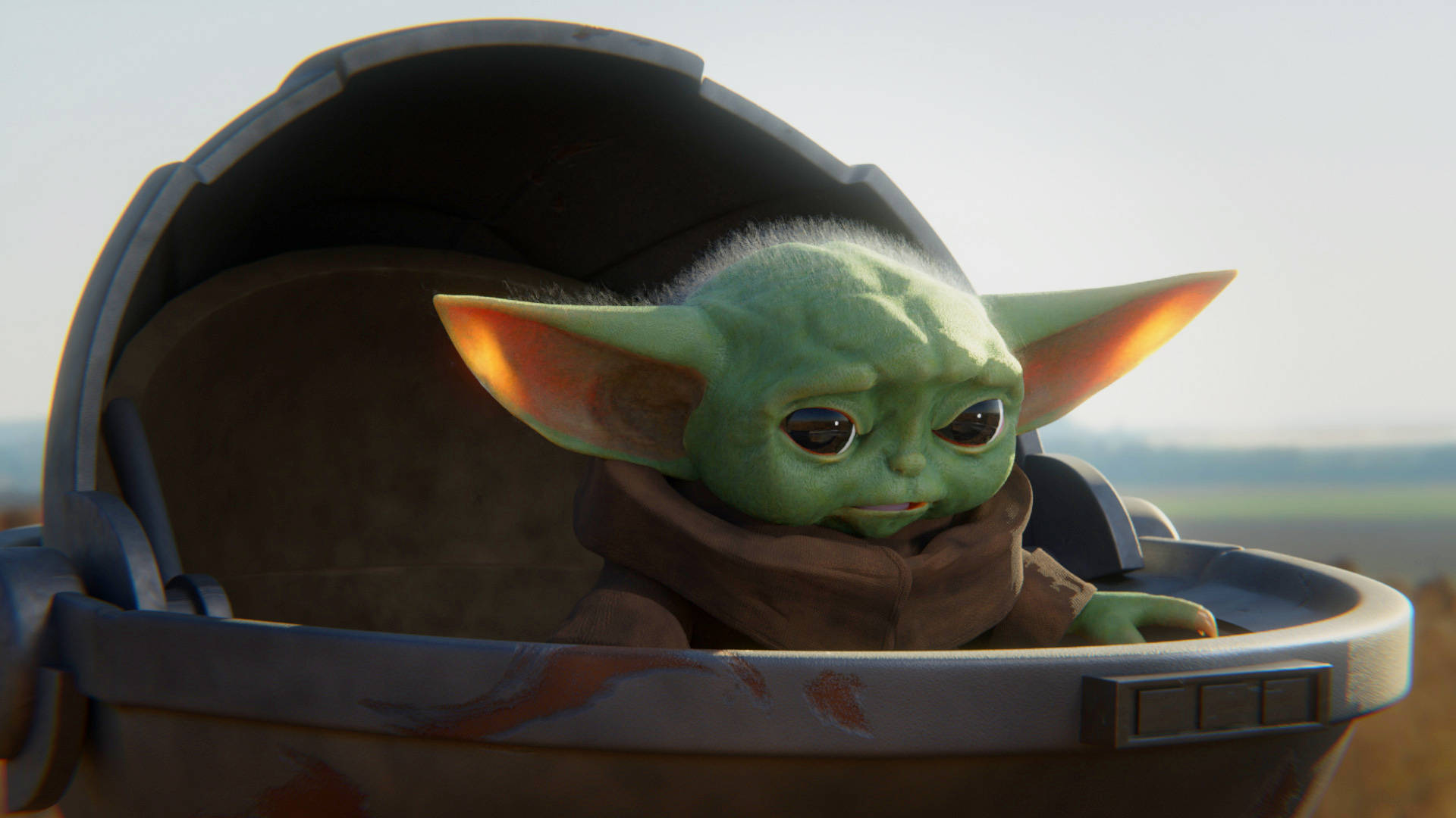 Trist Meme Baby Yoda Wallpaper