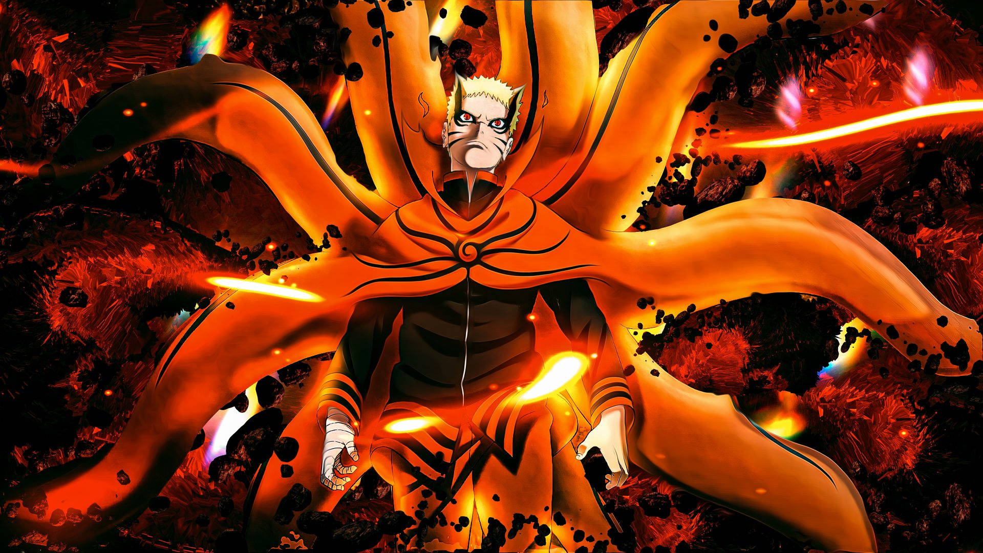 Trist Naruto Bayron-tilstand Wallpaper
