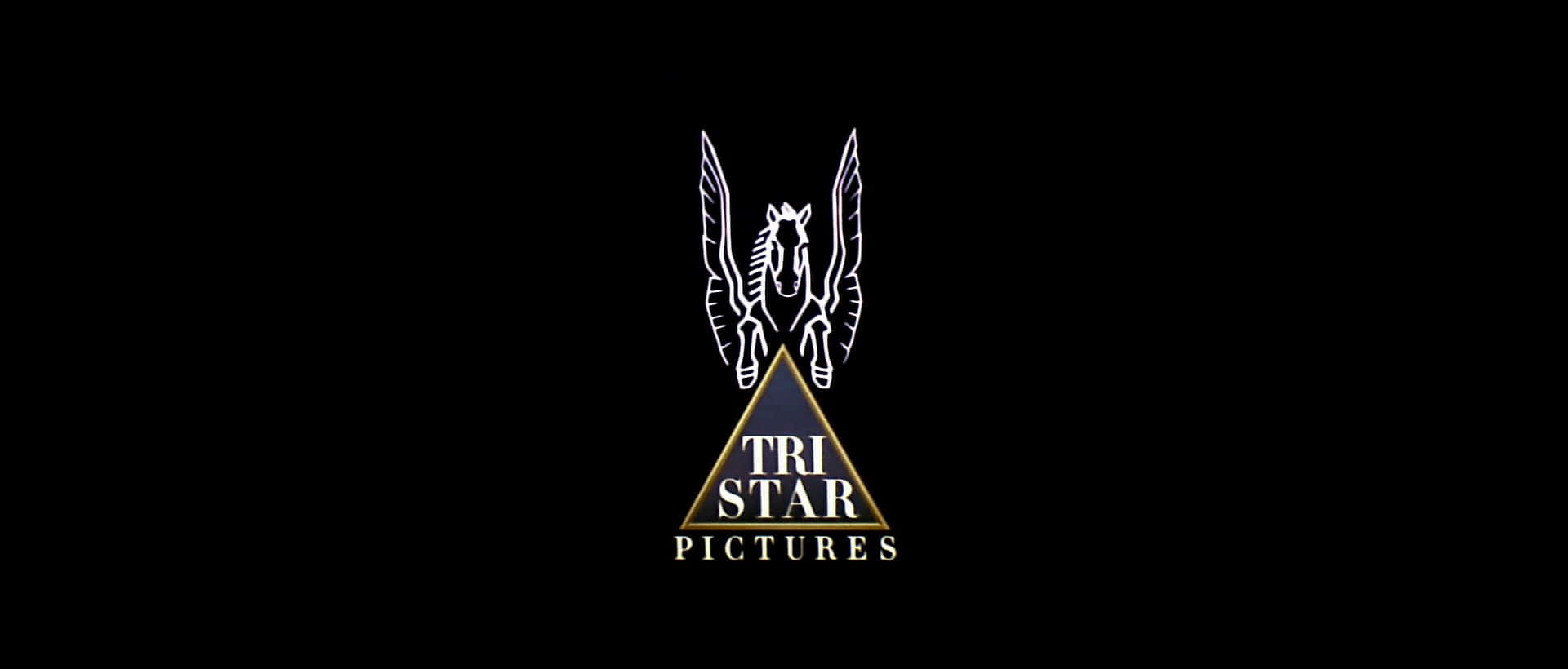 Et logo for Tri Star Pictures blomstrer over hele overfladen.
