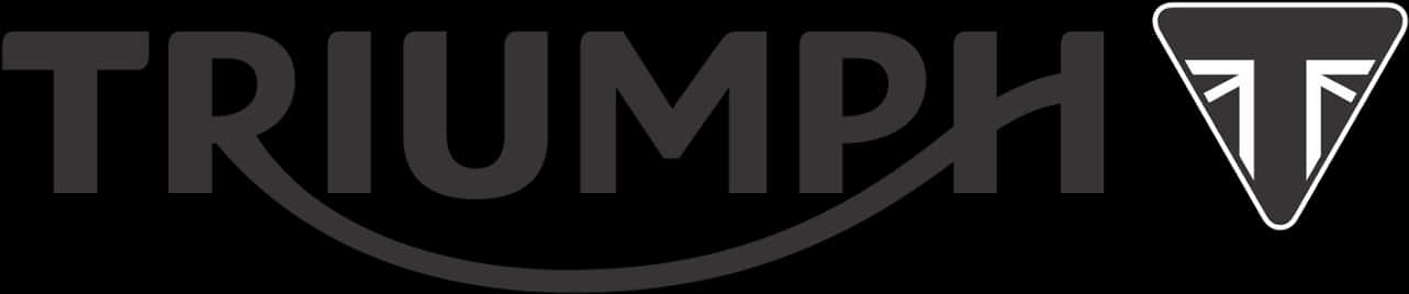 Triumph Motorcycle Logo Black Background PNG