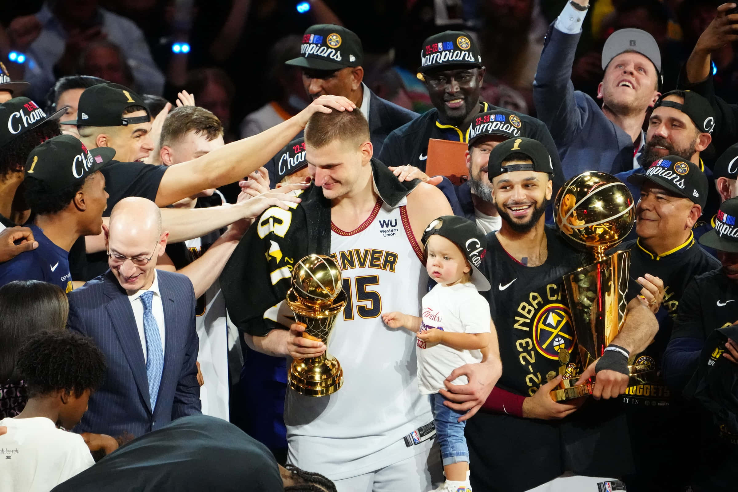 Triomf Van Kampioenen: De Nba Overwinnaars Achtergrond