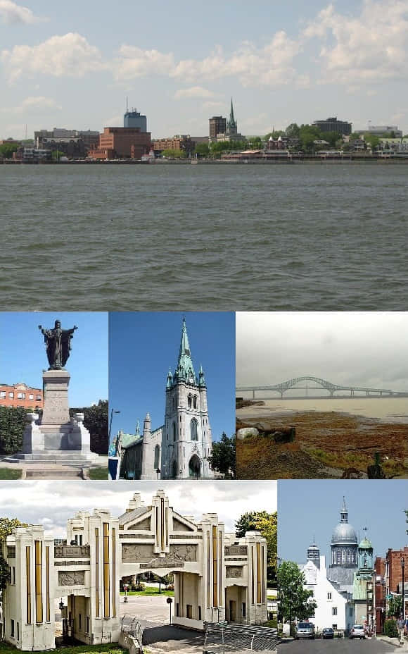 Download Trois Rivieres Cityscapeand Landmarks Wallpaper | Wallpapers.com