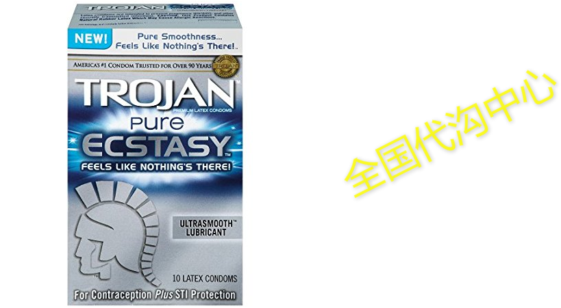 Trojan Pure Ecstasy Condoms Packaging PNG
