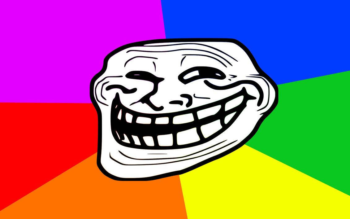 Troll Face - Laughing it off Wallpaper