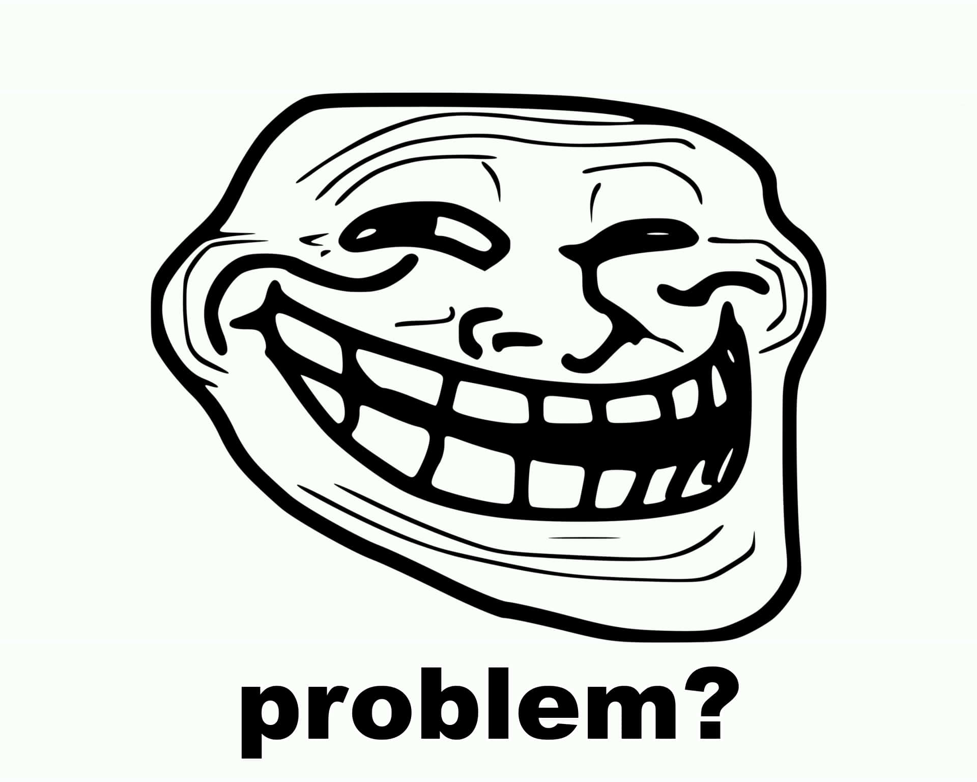 Classic Troll Face Problem Picture