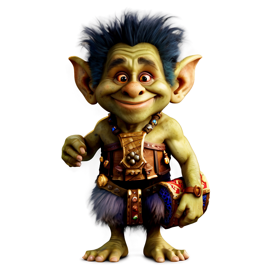 Troll With Treasure Chest Png 12 PNG