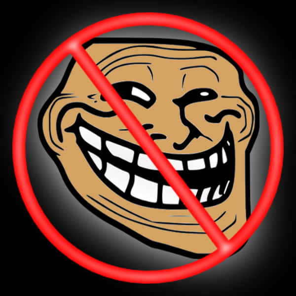 Trollface Banned Symbol PNG