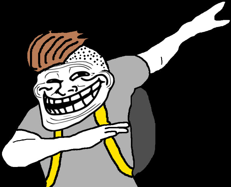 Trollface_ Meme_ Classic PNG