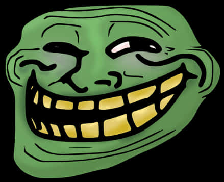 Trollface Meme Classic Expression PNG