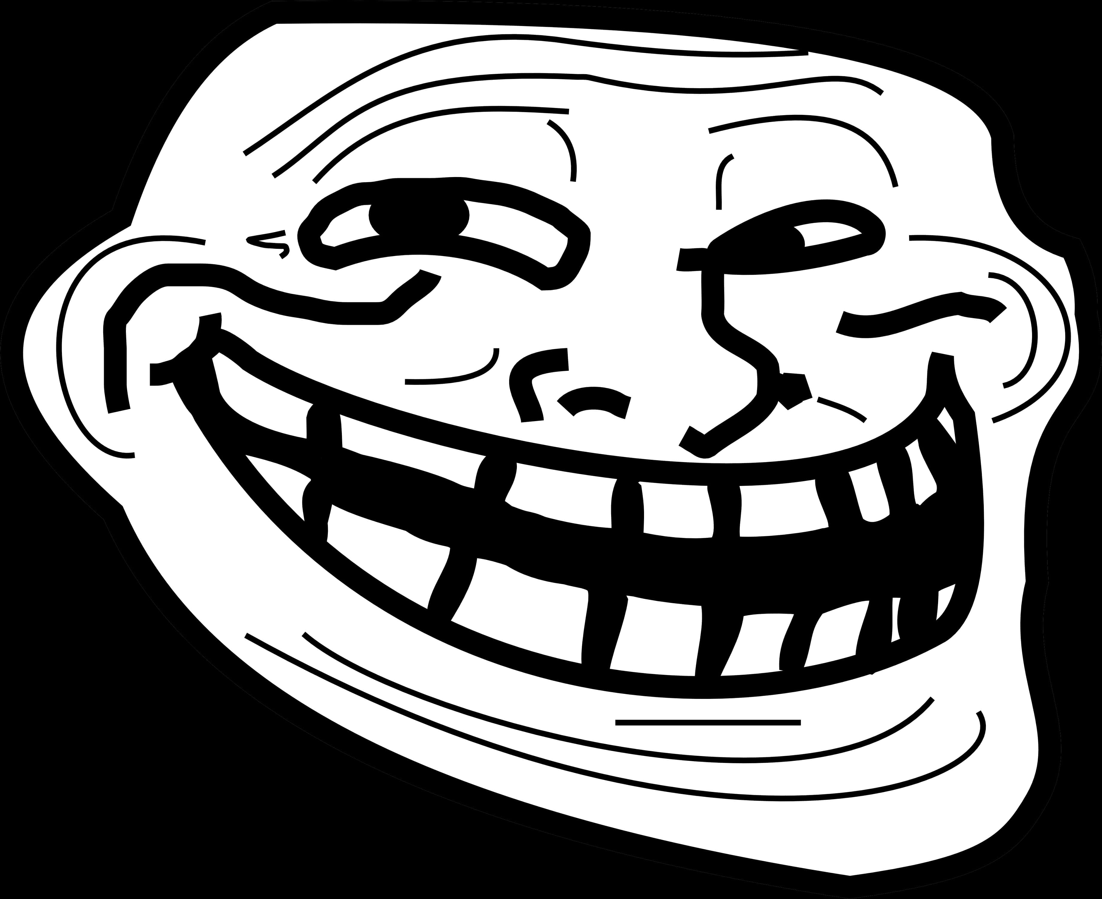 Trollface Meme Classic PNG