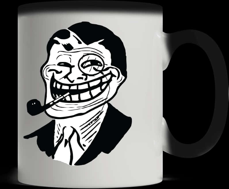 Download Trollface Meme Coffee Mug | Wallpapers.com